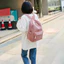 Ba lô trường dành cho nữ | Túi đi học đại học Nhung Hàn Quốc, Ba lô học sinh nhiều ngăn, Gói Daypack nhẹ hàng ngày