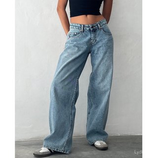 Quần Jean Nữ Denim Ống Thấp Phù Hợp Mùa Thu, Giặt Dễ dàng và Thoải Mái