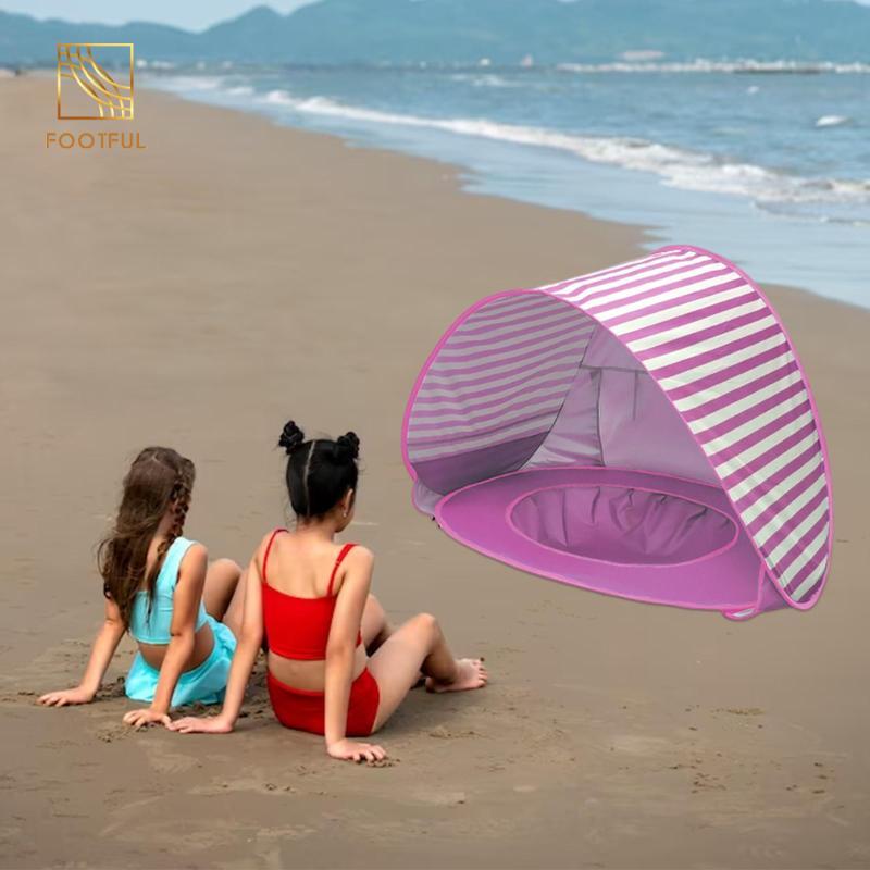 Lều đi biển nhẹ nhàng, di động dành cho bé, phù hợp bãi biển và sân sau mùa hè
