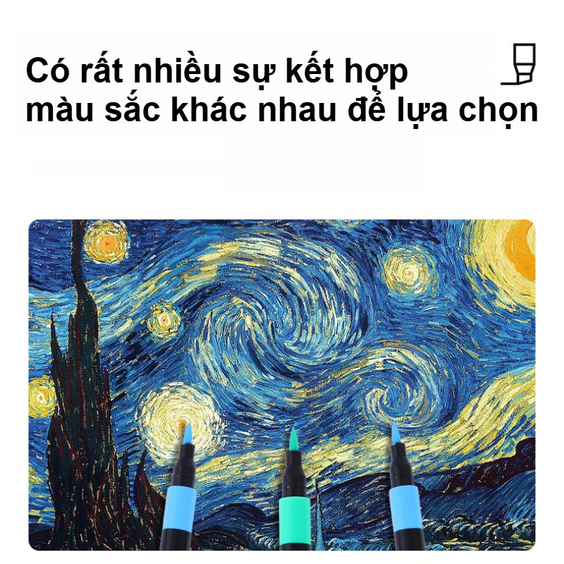 【SKISOPGO】Đầu Mềm Acrylic Bút Đánh Dấu-60/80Màu,màu sắc học tập vật tư,Màu Chuẩn,Phù Hợp Cho Học Vẽ & Thiết Kế