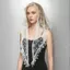 NKSFX Nữ Khăn Choàng Tuyn, Khăn Tam Giác Tua Rua Hoa Nhiều Màu, Thời Trang Rỗng Chắp Vá Mantilla Ren Viền Đảng