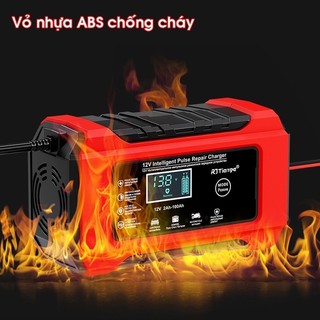 Sạc Bình Ắc Quy 12V 6A INTELLIGEN CHARGER 4AH - 100AH, Tự Ngắt Khi Đầy, Phục Hồi Ắc Quy Bằng Khử Sunfat,AIMVUKES