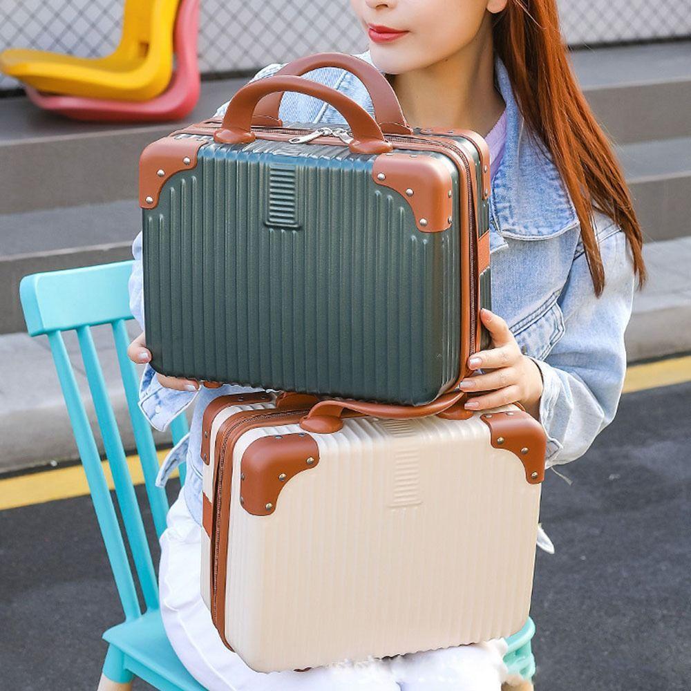 Hộp đựng mỹ phẩm CPINCP, Vali du lịch Mini cầm tay, Bán hàng hấp dẫn Trang điểm du lịch hành lý 14 inch dành cho nữ