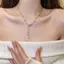 Nữ Chocker Ngọc Trai Giả Bướm Thanhh lịch, Dây Xích Điều Chỉnh Được