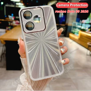 Realme Note 80 2026 Vỏ Silicon Flash Gradient Cho RealmeNote80 Realme Note80 Note 80 70 80x 5G 4G 2026 Vỏ Điện Thoại Bảo Vệ Ống Kính Máy Ảnh Ốp Lưng Chống Sốc