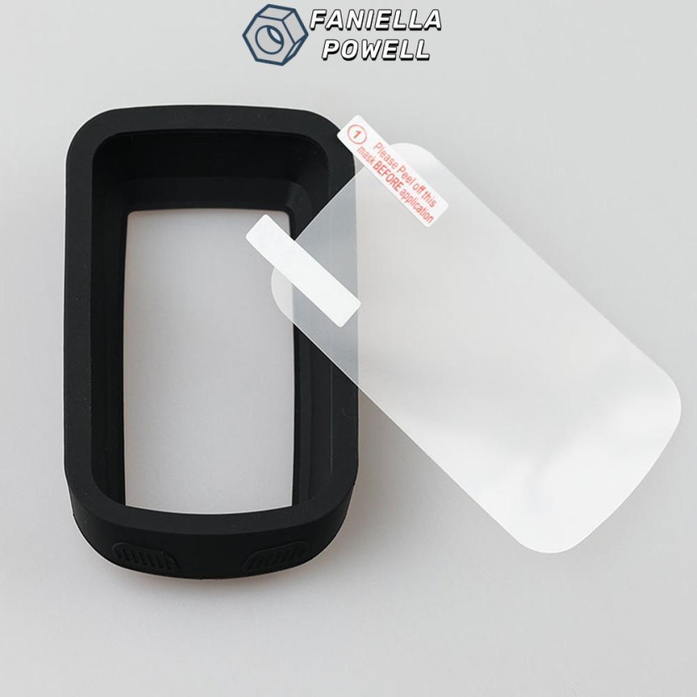 Đồng hồ tốc độ FANIELLAPOWELL Silicone, có màng cường lực Vỏ bảo vệ máy tính xe đạp chống trượt, Đồng hồ đo tốc độ đi xe đạp chống sốc cho phụ kiện xe đạp IGPSPORT BSC100S
