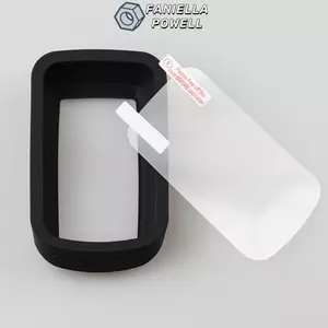 Đồng hồ tốc độ FANIELLAPOWELL Silicone, có màng cường lực Vỏ bảo vệ máy tính xe đạp chống trượt, Đồng hồ đo tốc độ đi xe đạp chống sốc cho phụ kiện xe đạp IGPSPORT BSC100S