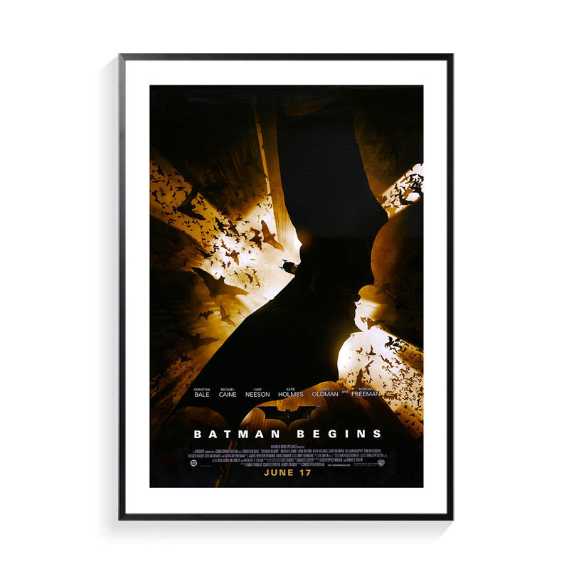 Batman Bắt Đầu Phim Canvas Poster Nghệ Thuật Treo Tường Cho Phòng Khách Học Phòng Ngủ Trang Trí Nhà Unframed