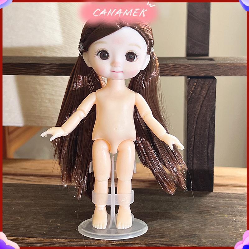 CANAMEK 1 Búp Bê 16cm Với Biểu Hiện Khác Nhau, Búp Bê BJD 1 / 8 Dễ Thương, 13 Khớp Di Chuyển Được Búp Bê Bé Gái Đồ Chơi CSF
