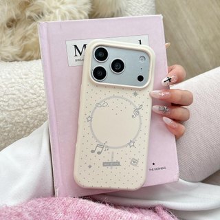 Ốp lưng TPU Tương thích với iPhone 13 14 14Pro 14ProMax 15 15Pro 15ProMax 16 16Pro 16ProMax 17 17Pro 17ProMax Dòng ghi chú hoa văn nam châm