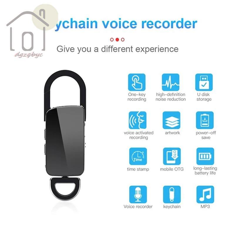 Móc Khóa Đầu Ghi Điều Khiển Bằng Giọng Nói S20 Giảm Tiếng Ồn Ghi Âm Móc Mini Mictaphone Âm Thanh Giọng Nói Recordin Giảm Tiếng Ồn 32G