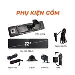 [Hàng mới về] Camera hành trình gương điện tử GALAXY S4K - Theo dõi, định vị xe - Tặng kèm thẻ nhớ 64GB — ảnh 2