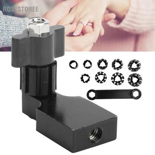 Rosestoree Brrnoo Ring Fixture Kẹp Chủ trang sức Thiết lập cố định Bộ công cụ khắc đánh bóng (Màu đen)