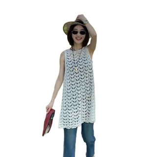 Váy vest hai dây dài phong cách phương Tây, plus size, nhiều lớp - phù hợp cho mùa xuân