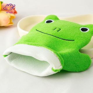 HFTOY Hoạt Hình Nhật Bản Găng Tay Khăn Tắm Bọt Biển Không Đau Loại Bỏ Bùn Găng tay đi tắm Tẩy Tế Bào Chết ~