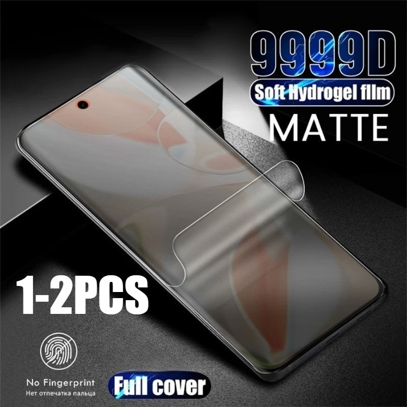 1-2 Chiếc Full Cover Bảo Vệ Màn Hình HD Mềm Cho Poco M6 M7 M8 Plus Pro 4G 5G Chống Rơi Chống Gián Điệp Riêng Tư Chống Ánh Sáng Xanh Hydrogel Phim Mờ