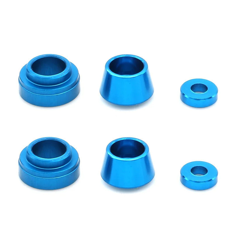 Kim Loại Lái Knuckle Mặt bích Tay Bushing Đệm Cho Tamiya TT02 TT-02 1 / 10 RC Xe Nâng Cấp Phần Phụ Kiện