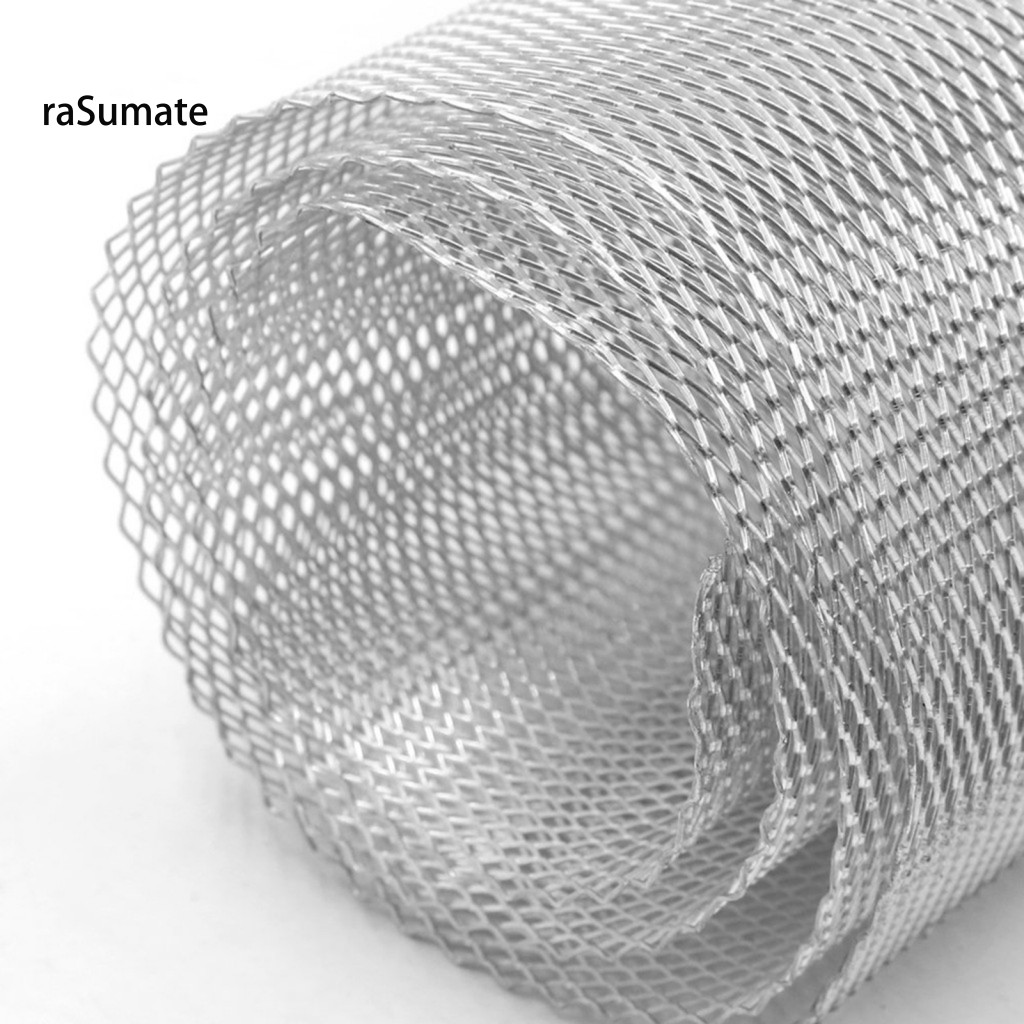< rasumate > Lưới tản nhiệt ô tô bằng hợp kim nhôm 6x12mm Tấm lưới tản nhiệt xe