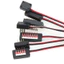 RC Y Dòng Chiều Dài 208 Mm Cáp Điều Khiển Từ Xa Quạt Servo Mở Rộng Dây Cho Futaba JR RC Xe HSP Trxs TRX4 Trục SCX10 TAMIYA