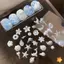 1 Chiếc Hoa Lily Hoa Biển Vỏ Conch San Hô Sao Biển 3D Acrylic Móng Tay Khuôn Trang Trí Móng Tay DIY Silicon Làm Móng Tay Khuôn Móng Tay Nghệ Thuật Mới