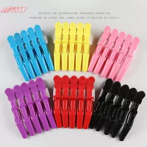 HFSHY 5 Cái / lốc Kẹp Tóc Nhựa Làm Tóc Kẹp Móng Vuốt Phần Cá Sấu Kẹp Cắt Tóc Cho Salon Tạo Kiểu Phụ Kiện Tóc Kẹp Tóc VN