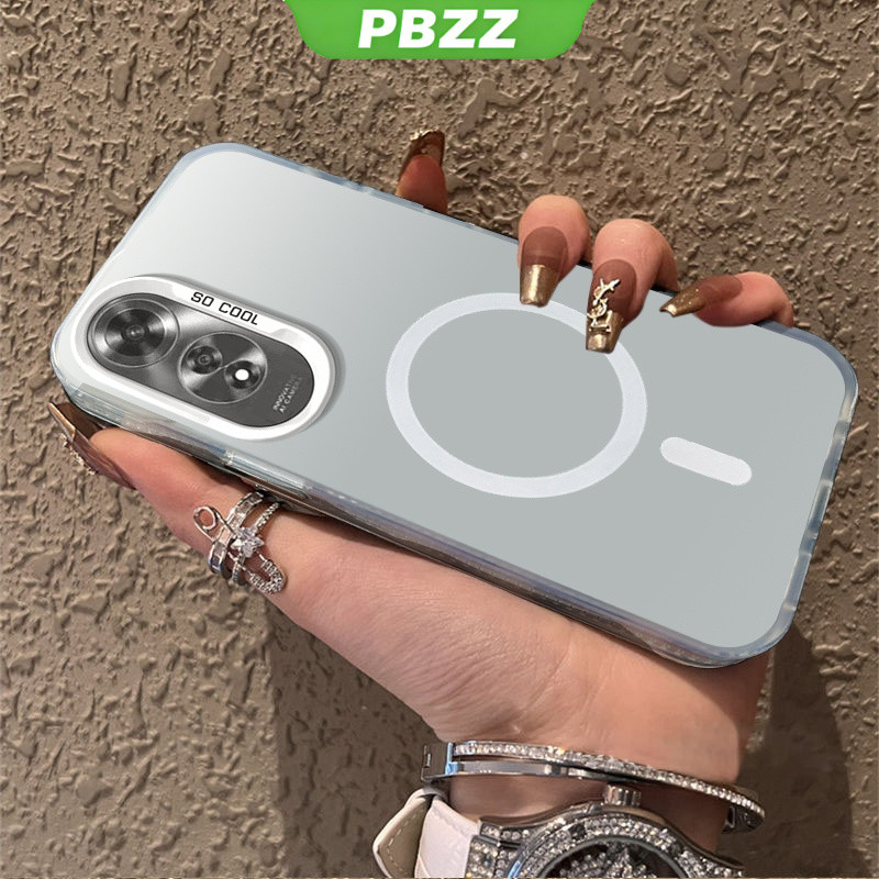 FOR ốp lưng Dành CHO Vỏ OPPO A60 2024 Vỏ điện thoại 4g Vỏ cứng Bảo vệ TPU Vỏ chống sốc mượt mà Thiết kế mới thẩm mỹ Không dây thu hút từ tính CYBSWX01