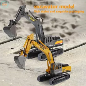 Mô hình máy xúc công trường xây dựng Qingyu cho trẻ em