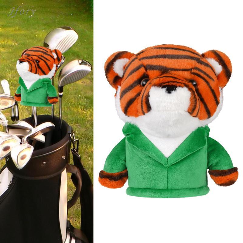 Jfory Golf Headcover Sang Trọng Động Vật Driver Cover Chống Trầy Xước Tay Đáng Yêu Ngộ nghĩnh Bảo Vệ Cho Câu Lạc Bộ Golf Quà Tặng