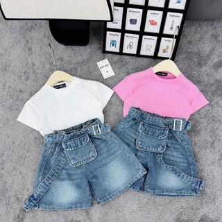 10-30kg Bộ áo chữ nổi quần bò ngố KH