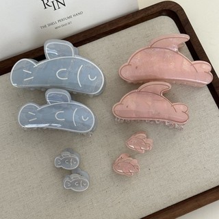 Kẹp Tóc Hình Cá Heo Sáng Tạo, Vuốt Tóc Dễ Thương Cho Các Bạn Gái