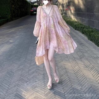 Váy liền nữ cỡ lớn phong cách ngọt ngào, voan mềm, đính cườm nhẹ, màu trắng/hồng, váy liền công chúa cho nữ lớn người