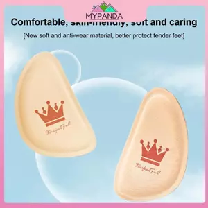 MYPANDA 1 Cặp Miếng Lót Chân Trước Nữ Giảm Đau Chèn Nửa Kích Thước Đế Đệm Chống Trơn Trượt Giày Thoáng Khí Hút Mồ Hôi Miếng Lót Chân.
