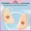 MYPANDA 1 Cặp Miếng Lót Chân Trước Nữ Giảm Đau Chèn Nửa Kích Thước Đế Đệm Chống Trơn Trượt Giày Thoáng Khí Hút Mồ Hôi Miếng Lót Chân.