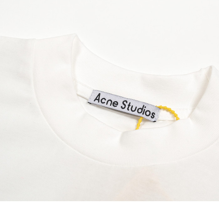 2026 Phong Cách Mới Nhất 5cm Logo Khăn Như Đổ Xô Thêu Unisex Áo Thun Dài Tay Đen Trắng