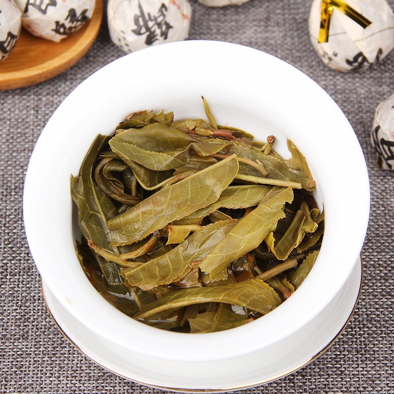 (05 VIÊN DÙNG THỬ) Trà Phổ Nhĩ Sống Tây Quý Long Châu, Sản Phẩm Tốt Cho Sức Khỏe