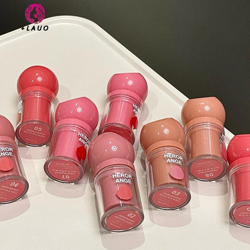 Springevenstar HERORANGE Liquid Blush Sti với đầu bọt biển môi và má, chống thấm nước và lâu trôi Thích hợp cho mọi loại da Quà tặng sinh nhật Springevenstar