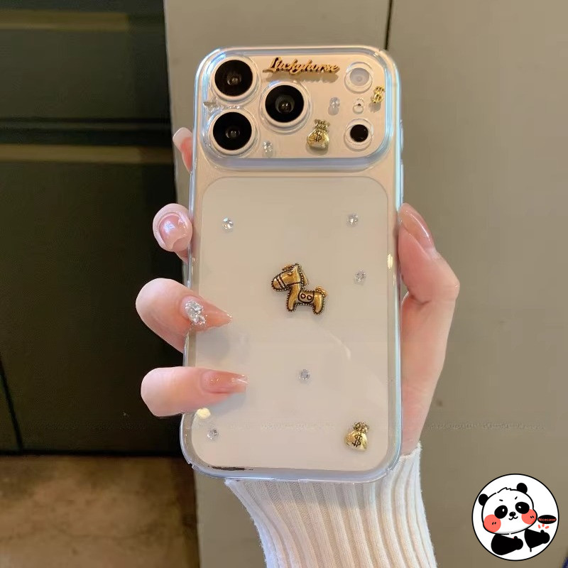 Ốp Điện Thoại Pony handmade Nguyên Chất Cho Xiaomi Mi 11 10 Ultra 11i 11X 10S 10T 10i 10T 9T Pro 9 Lite 8 Mi 6X 5X A3 A2 A1 Mix 4 Mi CC9 Pro CC9E Vỏ Hoạt Hình Dễ Thương Ngựa Trong Suốt Mềm Mại Vỏ