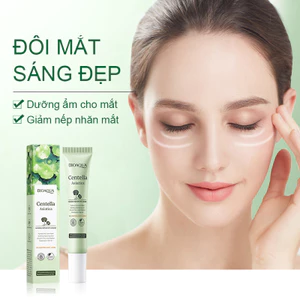 Kem Dưỡng Da Mắt Centella asiatica 20g Làm Trắng Dưỡng Ẩm Chống Nếp Nhăn Lão Hóa Xóa Mờ Bọng Mắt Quầng Thâm