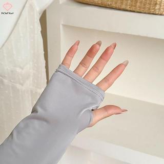 Khăn Choàng Và Găng Tay Lụa Nữ - Chống Nắng & Tia UV, Perfect For Outdoor Activities Like Golf And Running
