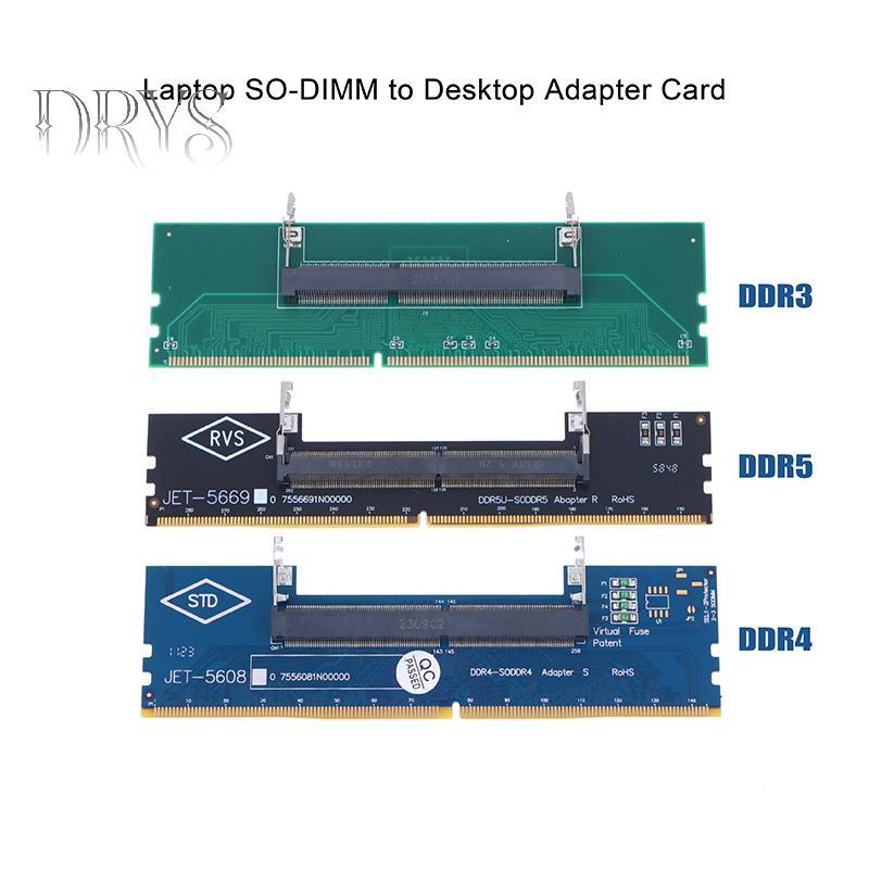 (TFT) DDR3 DDR4 DDR5 Laptop SO-DIMM Sang Máy Tính Để Bàn Bộ Chuyển Đổi Thẻ Nhớ RAM Kết Nối Adapter MỚI