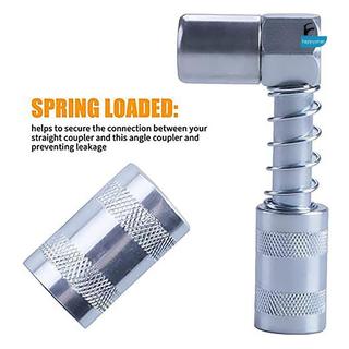 [GIK] Công cụ lắp khớp nối mỡ chuyên nghiệp Khớp nối 90 độ Công cụ lắp dầu mỡ Công cụ phun dầu mỡ Phụ kiện dụng cụ bôi trơn [VN]