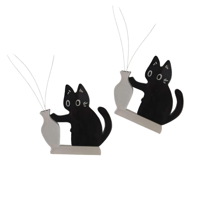 SHI An toàn độc hại Acrylic Cat Whiskers Magnet DIY Craft Kit cho trẻ em vui nhộn