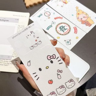 Dành Cho iPhone 17 Pro / 17 Pro Max Phim Hoạt Hình Dễ Thương Miếng Dán Ống Kính Chống Trầy Xước Trong Suốt Mềm Phim Lấp Lánh Mặt Sau Bộ Phim Bộ