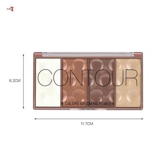 Bảng viền má hồng tự nhiên 4 màu - Họa tiết mịn màng mềm mại để trang điểm sân khấu tiệc tùng