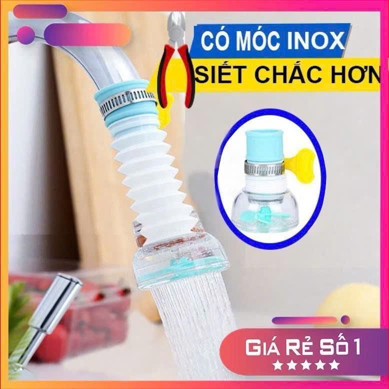 [ Combo 6 vòi tặng 1 vòi ]  Vòi Lọc Nước Rửa Bát Tăng Áp Xoay 360 Có Thể Kéo Dài Chống Bắn Nước. C87 SHOP