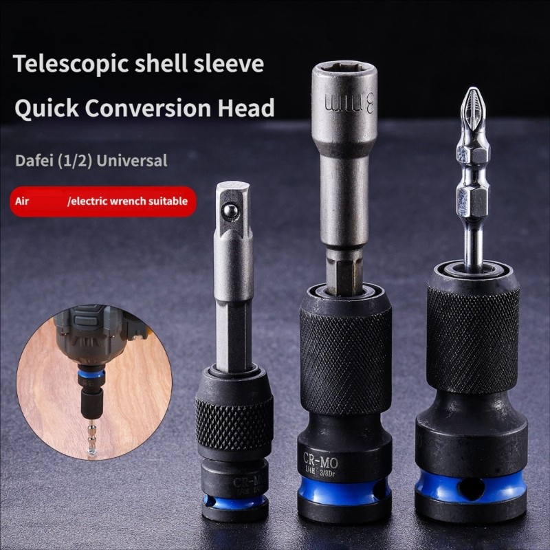 HL M10 Lục Giác Phát Hành Nhanh Tự Động Khóa Adapter Bộ Chuyển Đổi Máy Khoan Điện Cho Máy Khoan Điện Sang Tua Vít Chuyển Đổi T