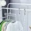 PUSKY Chín Lỗ Móc Treo Quần Áo Hộ Gia Đình Nhựa Đỏ Đa Năng Quần Áo Sấy Hiện Vật Ngang Và Dọc Ma Thuật Xoay Đậm Thiện Móc VN