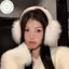 PUSKY Thời Trang Mềm Mại Lông Thú Giả Ấm Tai Mùa Đông Bịt Tai Cho Nữ Màu Trơn Earflap Ngoài Trời Bảo Vệ Lạnh Bịt Tai VN