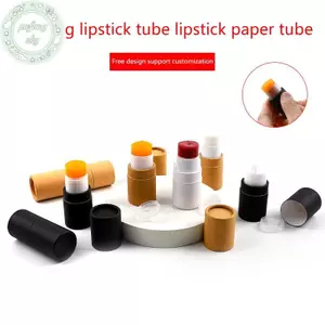 PUSKY 5g Giấy Kraft Xoay Lipsti Ống Phân Hủy Sinh Học Mỹ Phẩm Hình Trụ Paaging Son Dưỡng Môi Hộp Khử Mùi VN