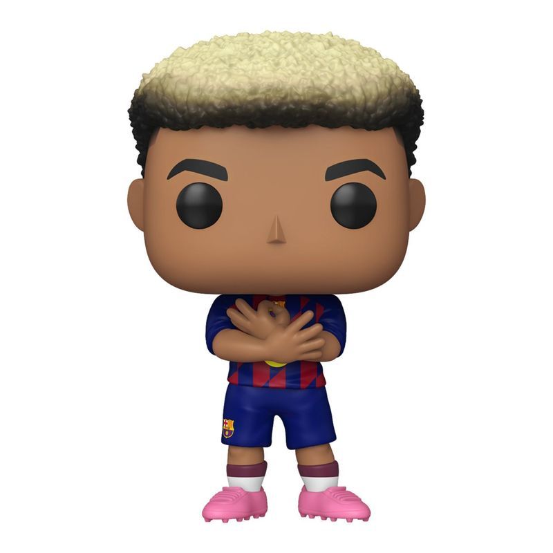 Chính hãng Funko pop Barcelona Football Yamar Hình Bộ sưu tập Đồ trang trí